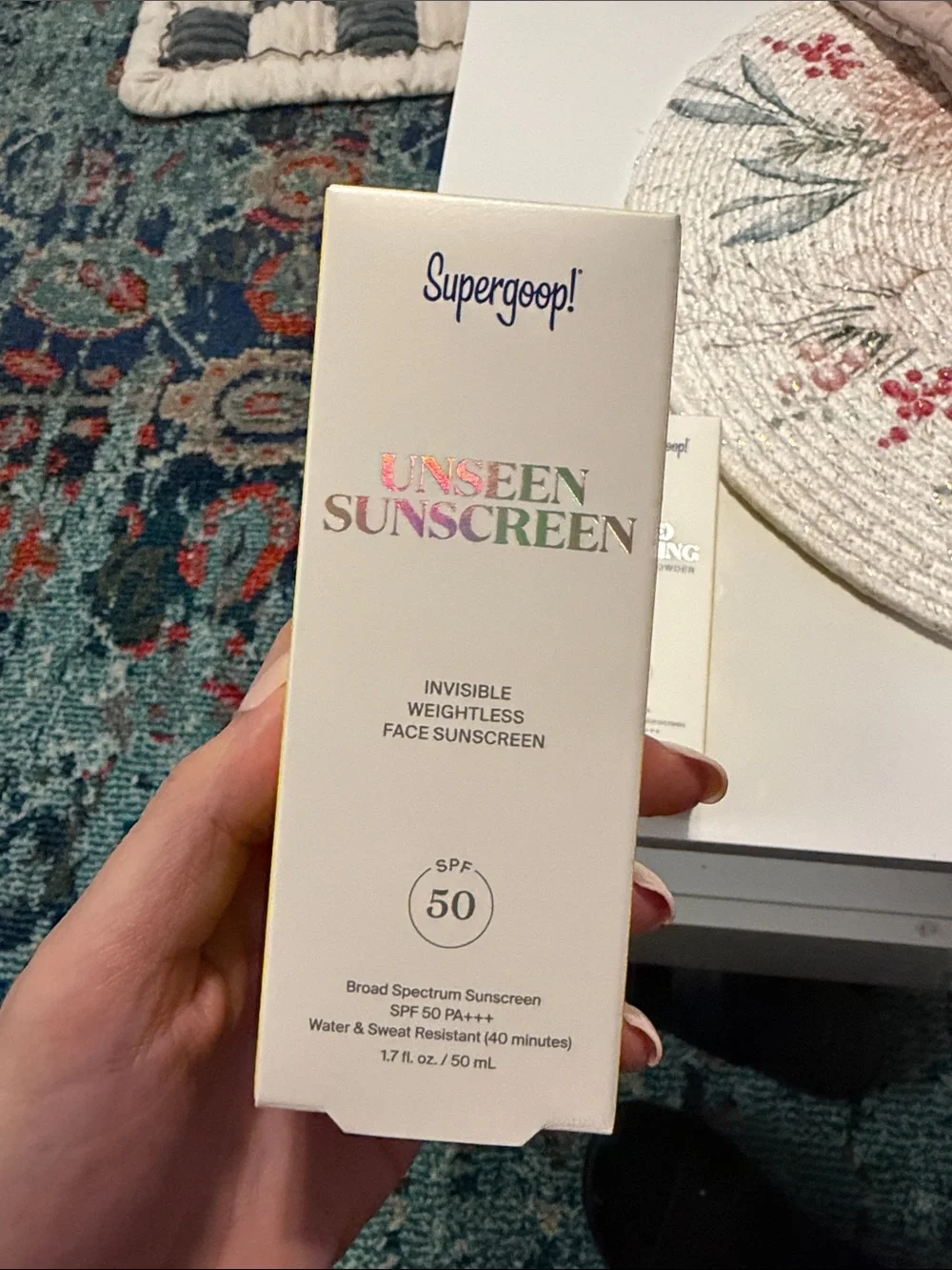 Supergoop! SPF Bundle Unseen Sunscreen SPF 50 + (Re)Setting Mineral Powder SPF